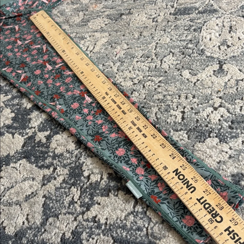 Kari Traa Floral Fryd Baselayer Top & Leggings Pink Green lightweight base layer - Picture 10 of 11